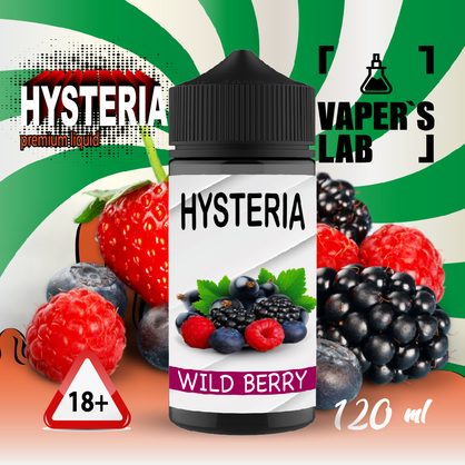 Фото купить жижу для вейпа hysteria wild berry 100 ml