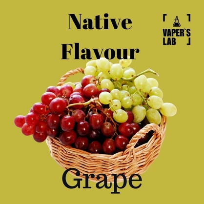 Фото, Відео на жижи для вейпа Native Flavour Grape 100 ml
