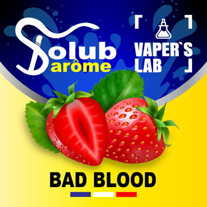 Фото, Відеоогляди на Ароматизатор для самозамісу Solub Arome "Bad blood" (Полунична цукерка) 