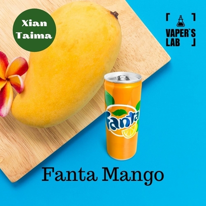 Фото, Видео, Ароматизаторы для вейпа купить украина Xi'an Taima "Fanta Mango" (Фанта манго) 