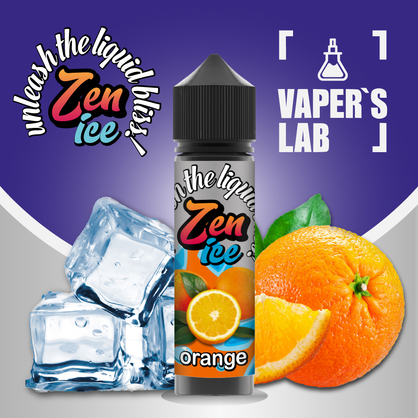 Фото рідини для вейпа zen ice orange