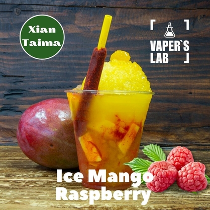 Фото, Видео, Аромки для вейпов Xi'an Taima "Ice Mango Raspberry" (Холодный манго и малина) 