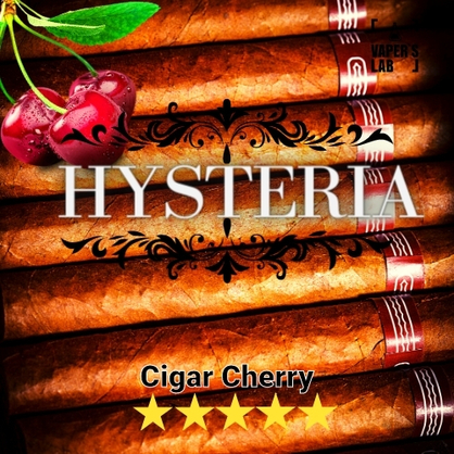 Фото заправка для вейпа купити hysteria cigar cherry 30 ml