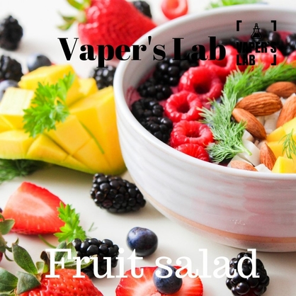 Фото рідина для електронних сигарет без нікотину vapers lab fruit salad