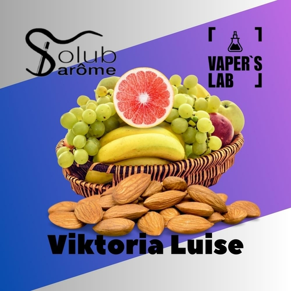 Отзывы на Ароматизаторы для солевого никотина   Solub Arome "Viktoria Luise" (Экзотические фрукты с миндалем) 