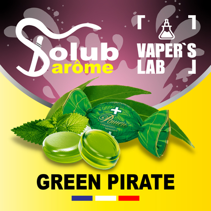 Фото, Видео, ароматизатор для самозамеса Solub Arome "Green pirate" (Мятные конфеты) 