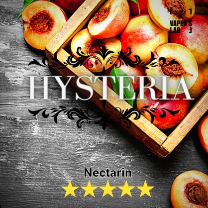 Фото заправка для вейпа без никотина hysteria nectarine 60 ml