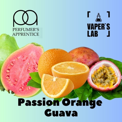 Фото, Відеоогляди на Ароматизатори для сольового нікотину TPA "Passion orange guava" (Маракуйя Апельсин Гуава) 