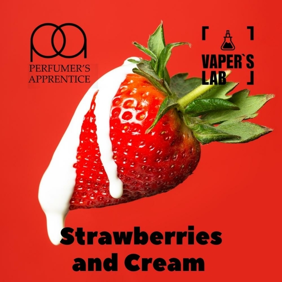 Отзывы на Арома для самозамеса TPA "Strawberries and Cream" (Клубника с кремом) 