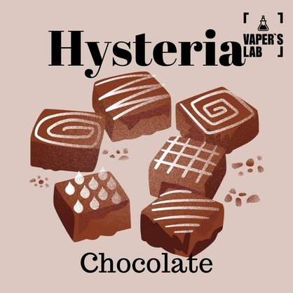 Фото купити жижу без нікотину hysteria chocolate 100 ml