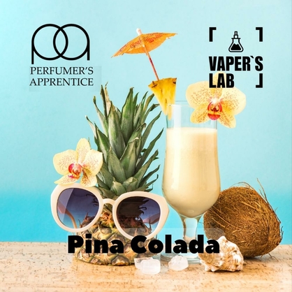 Фото, Видео, Ароматизатор для жижи TPA "Pina Colada" (Пина Колада) 