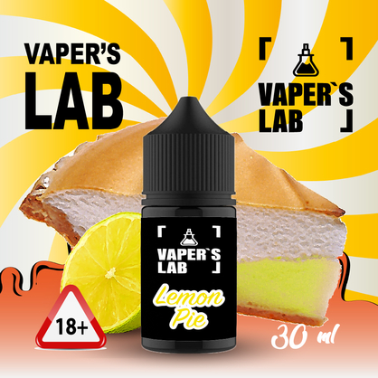 Фото, Видео солевая жижка Vaper's LAB Salt "Lemon pie" 30 ml