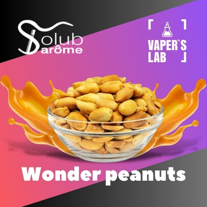 Фото, Відеоогляди на Ароматизатори для вейпа Solub Arome "Wonder peanuts" (Смажений арахіс з карамеллю) 