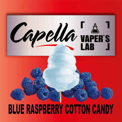 Фото на Арому Capella Blue Raspberry Cotton Candy Малинова вата