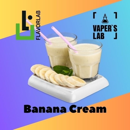 Фото на Ароматизатор для вейпа Flavor Lab Banana Cream 10 мл