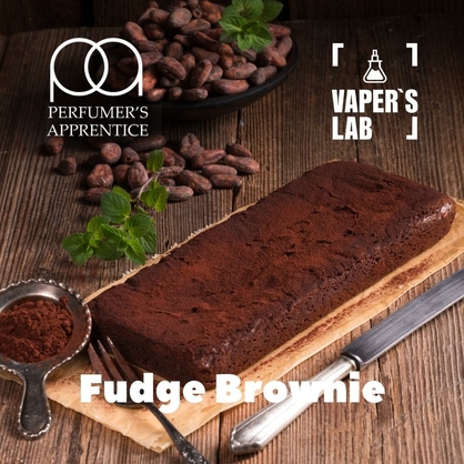 Фото, Відеоогляди на Ароматизатори для вейпа TPA "Fudge Brownie" (Шоколадний пиріг з карамеллю) 