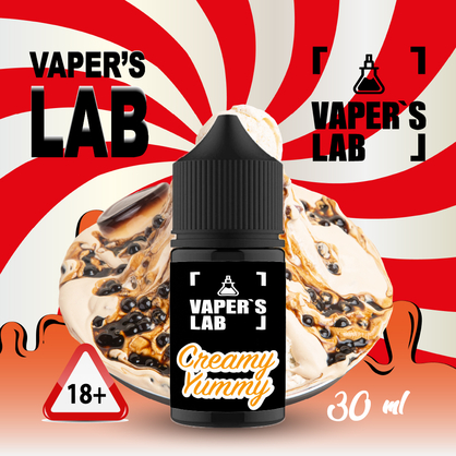 Фото, Видео жижа солевая Vaper's LAB Salt "Creamy yammy" 30 ml