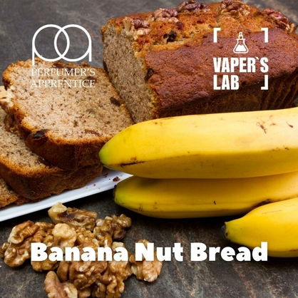 Фото, Відеоогляди на Натуральні ароматизатори для вейпів TPA "Banana Nut Bread" (Бананово-горіховий хліб) 