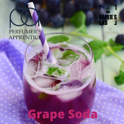 Фото, Видео, Компоненты для самозамеса TPA "Grape Soda" (Виноградная газировка) 