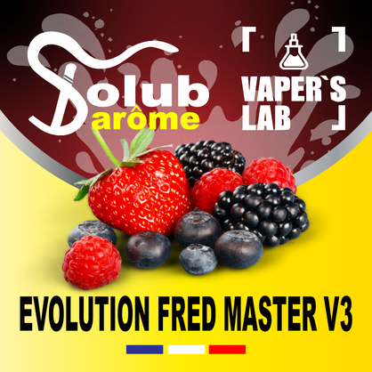 Фото, Відеоогляди на Компоненти для самозамісу Solub Arome "EvolutionFred Master V3" (Ягоди та смородина) 