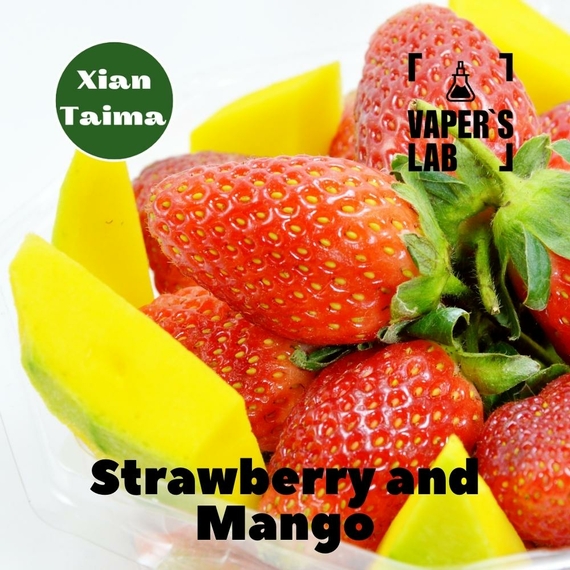 Відгуки на Харчовий ароматизатор для вейпа Xi'an Taima "Strawberry and Mango" (Полуниця манго) 