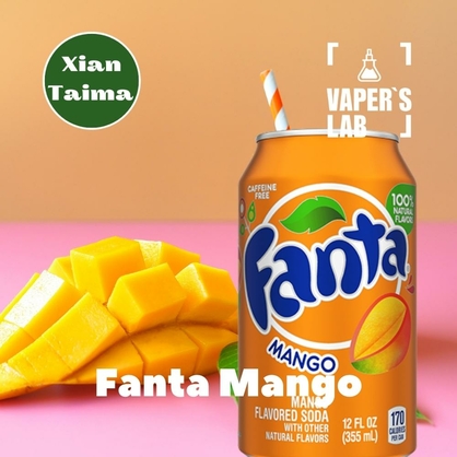 Фото, Видео, Ароматизаторы для вейпа купить украина Xi'an Taima "Fanta Mango" (Фанта манго) 