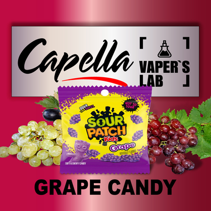 Фото на Ароматизатор Capella Grape Candy Виноградна цукерка