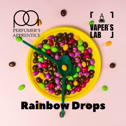 Фото, Видео, Основы и аромки TPA "Rainbow Drops" (Кисло-сладкое драже) 