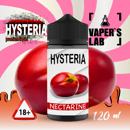 Фото заправки для вейпа hysteria nectarine 100 ml