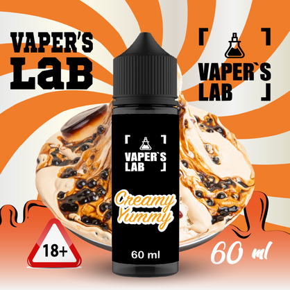 Фото, Видео на Заправки до вейпа Vapers Lab Creamy yummy 60 ml