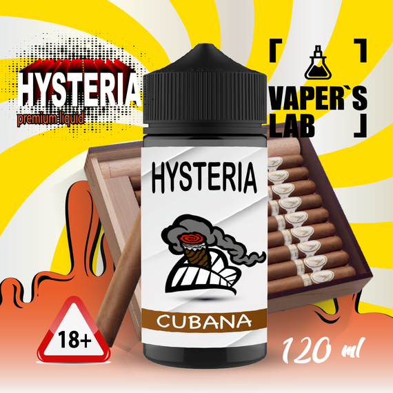 Відгуки  рідина для електронних сигарет з нікотином. hysteria cubana 100 ml