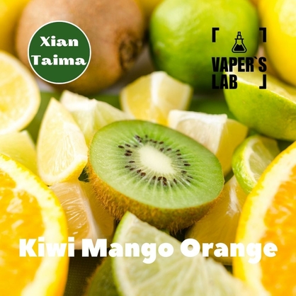 Фото, Відеоогляди на Аромки для вейпів Xi'an Taima "Kiwi Mango Orange" (Ківі манго апельсин) 