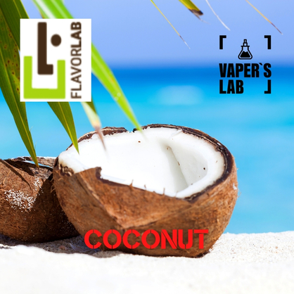 Фото на Аромку для вейпа Flavor Lab Coconut 10 мл