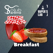 Ароматизатори для сольового нікотину Натуральні ароматизатори для вейпа Solub Arome "Breakfast" (Крутон із джемом)