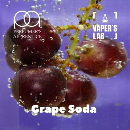 Фото, Видео, Компоненты для самозамеса TPA "Grape Soda" (Виноградная газировка) 