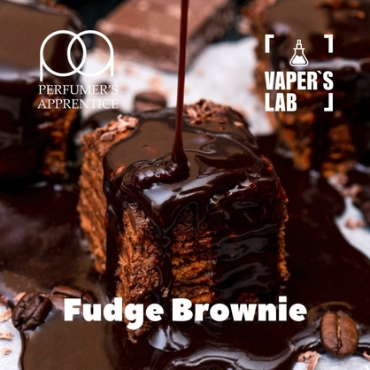 Фото, Видео, ароматизатор для самозамеса TPA "Fudge Brownie" (Шоколадный пирог с карамелью) 