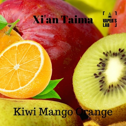 Фото, Відеоогляди на Аромки для вейпів Xi'an Taima "Kiwi Mango Orange" (Ківі манго апельсин) 