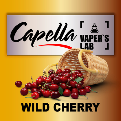 Фото на аромку Capella Wild Cherry with Stevia Дикая Вишня