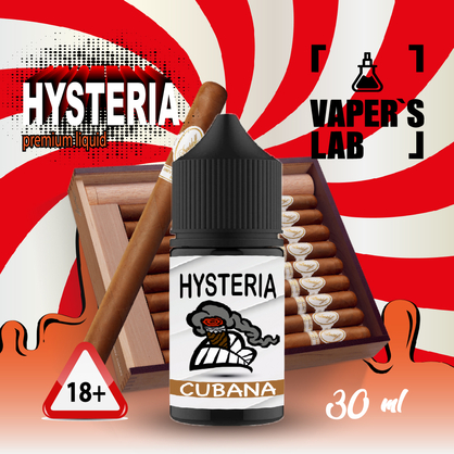 Фото, Відеоогляди Рідина Salt Hysteria Salt Cubana 30 ml