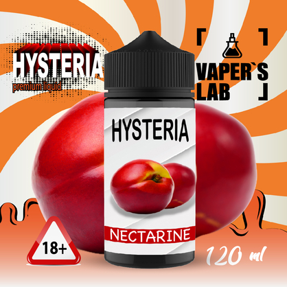 Фото заправки для вейпа hysteria nectarine 100 ml