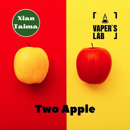 Фото, Видео, Ароматизаторы для вейпа купить украина Xi'an Taima "Two Apple" (Два яблока) 