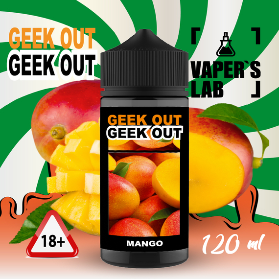 Відгуки  купити заправку для електронної сигарети geek out - манго 120 мл