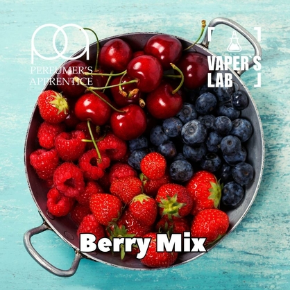 Фото, Відеоогляди на Натуральні ароматизатори для вейпа TPA "Berry mix" (Ягідний мікс) 