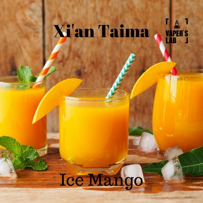 Фото, Відеоогляди на Найкращі ароматизатори для вейпа Xi'an Taima "Ice Mango" (Манго з холодком) 