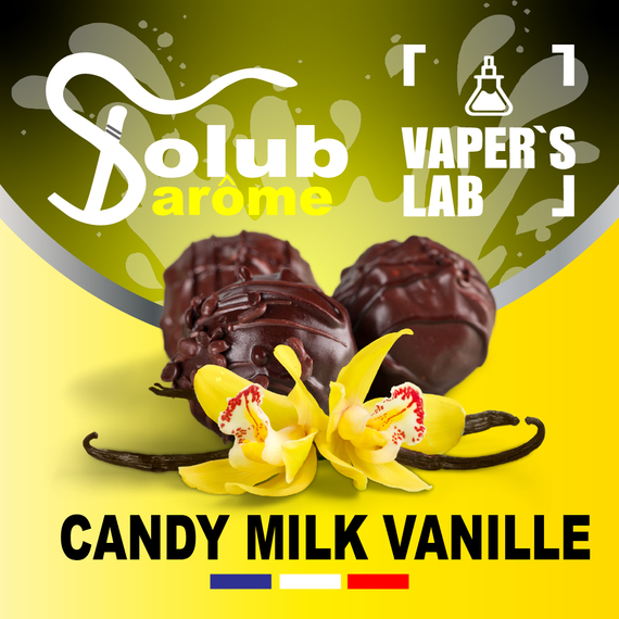 Отзывы на Компоненты для жидкостей Отзывы на Лучшие ароматизаторы для вейпа Solub Arome "Candy milk vanille" (Молочная конфета с ванилью) 