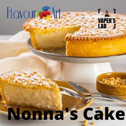 Фото на Ароматизатор для вейпа FlavourArt Nonna\'s Cake Бабушкин пирог