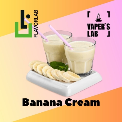 Фото на Ароматизатор для вейпа Flavor Lab Banana Cream 10 мл