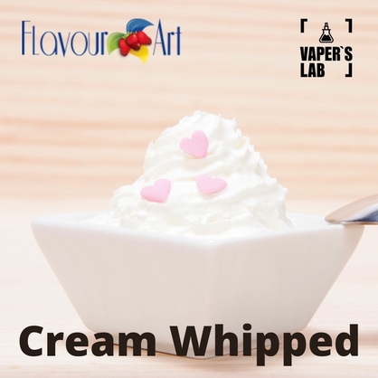 Фото, Відеоогляди на Аромку для вейпа FlavourArt Cream Whipped Збиті вершки