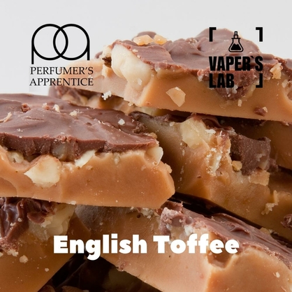 Фото, Відеоогляди на ароматизатор для самозамісу TPA "English Toffee" (Англійська іриска) 