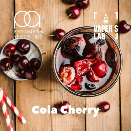 Фото, Видео, Ароматизатор для жижи TPA "Cola Cherry" (Вишневая кола) 